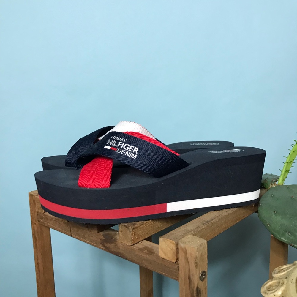 Tommy Hilfiger denim sandals